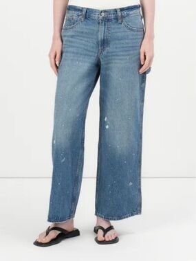 NWT Abercrombie and fitch low rise ultra loose painter jeans